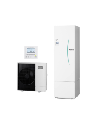 Aerotermia Mitsubishi Electric Ecodan PUZ-WM85YAA+ERPT30X-VM2E hidráulica Trifásica