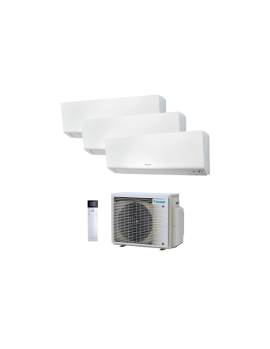 Conjunto Multisplit 3x1 Daikin Perfera 3MXM68A+FTXM25R+FTXM25R+FTXM35R