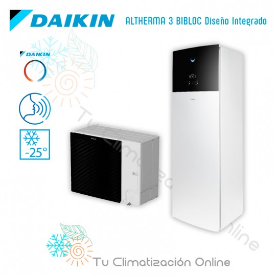 Aerotermia Daikin Altherma 3 Bibloc Diseño Integrado 16kw 180l 6821